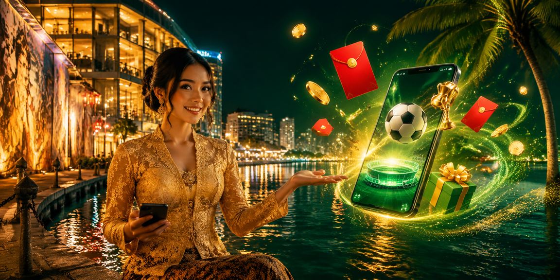 Penerima sampul merah bonus promosi harta33 sempena perayaan di Penang